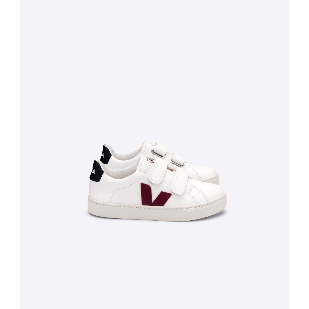 Veja ESPLAR CHROMEFREE Schoenen Kinderen White/Black/Red | BE 727FDN